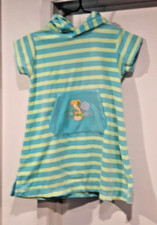 NWOT Disney Dress Girl XS Beach Coverup Little Mermaid Ariel Swimwear Towel Hood