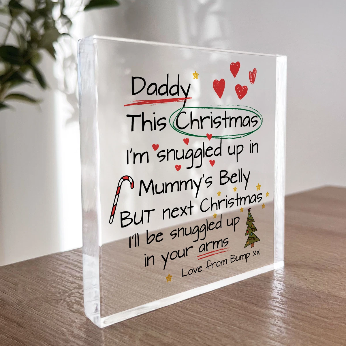 Christmas gift from baby to dad 2025
