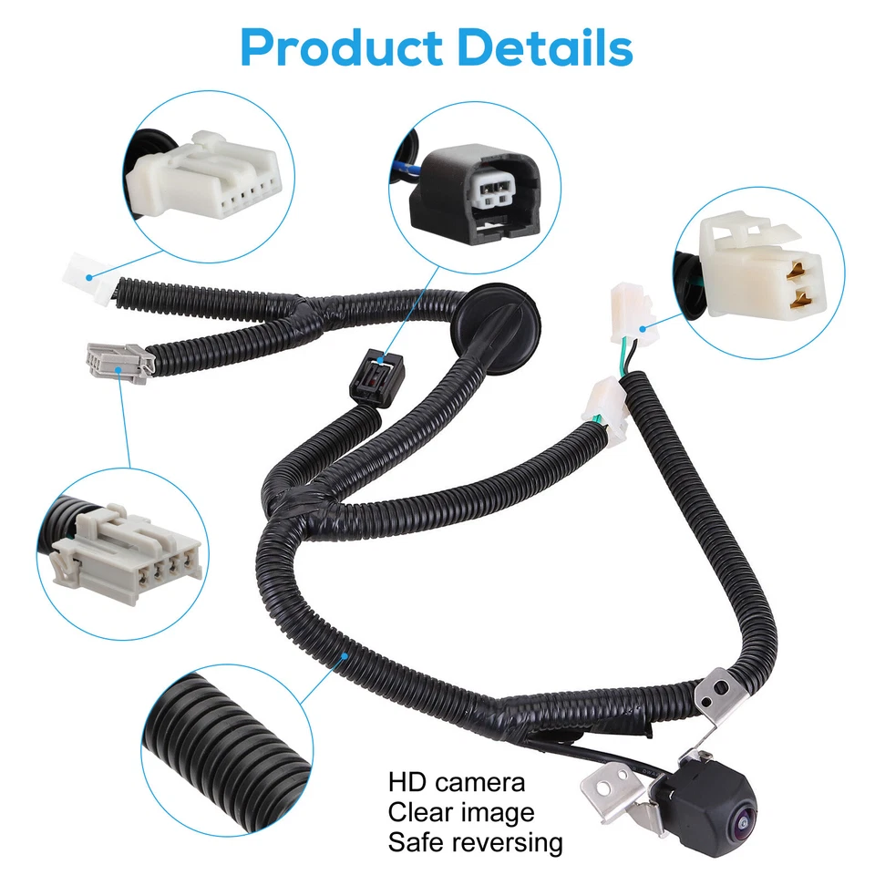 Kit de cámara de estacionamiento de visión trasera 39530-SZA-A01 para Honda Pilot 2012-2015 3,5 L Foto 3 de 4