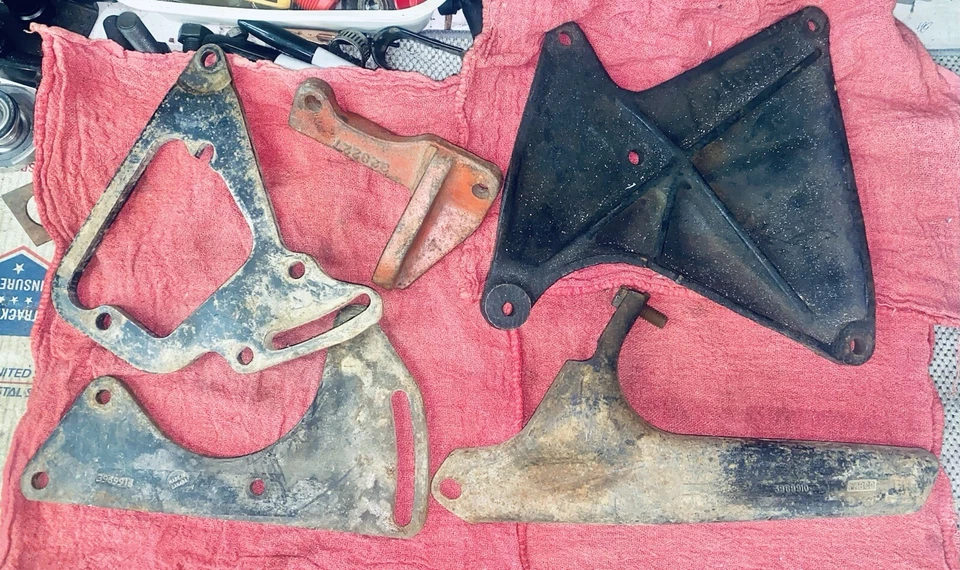 396-SS454 1969-1978 Chevelle aire acondicionado soportes GM Original Foto 3 de 3