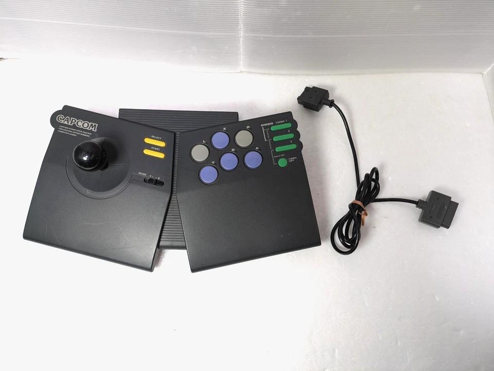 Super famicom Capcom power stick fighter controller SNES SUPER FAMICOM JAPAN - Image 3 of 4