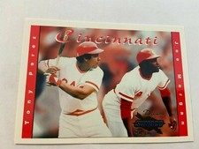 2001 Sunoco Dream Team #3 Tony Perez & Joe Morgan Cincinnati Reds