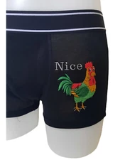 Crude Boxer Shorts Birthday Present Nice Cock Boyfriend Pants Birthday Gift Men