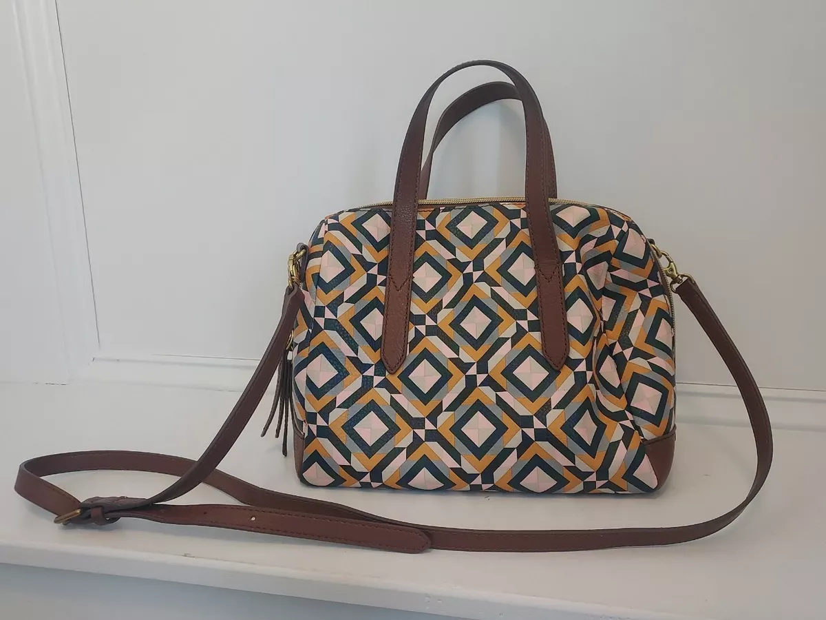 Fossil sydney deals satchel ebay