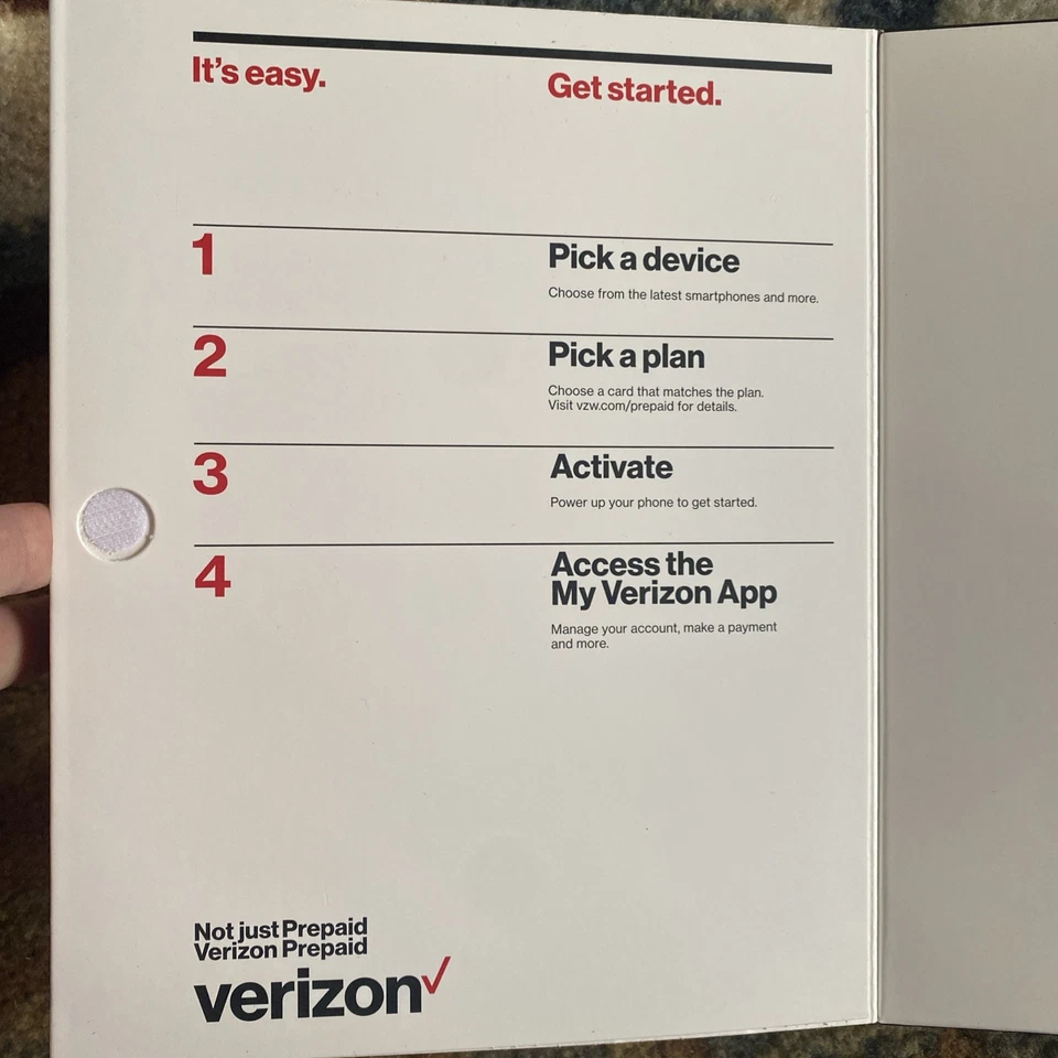 LG Optimus Zone 3 (Verizon) LG-VS425LPP - Black  LOCKED  NOT SCANNED Brand New - Image 3 of 4