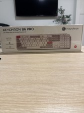 Keychron B6 Pro Ultra-Slim Wireless Keyboard Retro Red