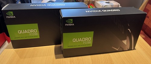 2x PNY NVIDIA Quadro P2200 5GB GDDR5X PCI-E Grafikkarte (VCQP2200-PB) CAD. NEU! - Bild 4 von 14