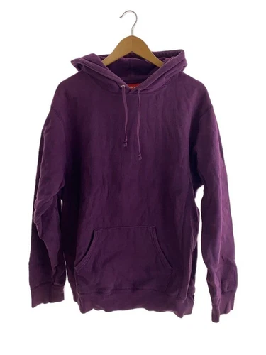Felpa Supreme con cappuccio 19SS paillettes arco XL cotone viola usata