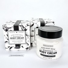 2x Beekman 1802 VANILLA ABSOLUTE Whipped Body Cream 8oz Goat Milk Lot Sealed Box