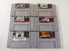 Super Nintendo SNES Game Lot Tested Have Wear Lion King Addams Family Aladdin