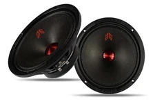 MX65P1 Midrange Loudspeaker 6.5" Red Dust Cap, 200W Max, 4 Ohms,