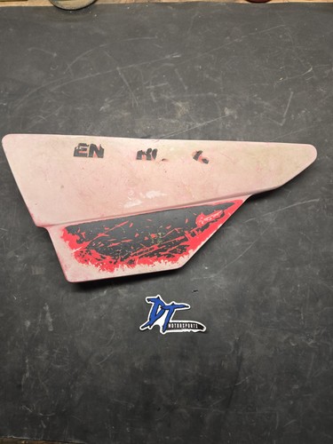 1978-81 Yamaha DT175 OEM Used Side Panel Left LH Enduro 175 Sunshine Red DT