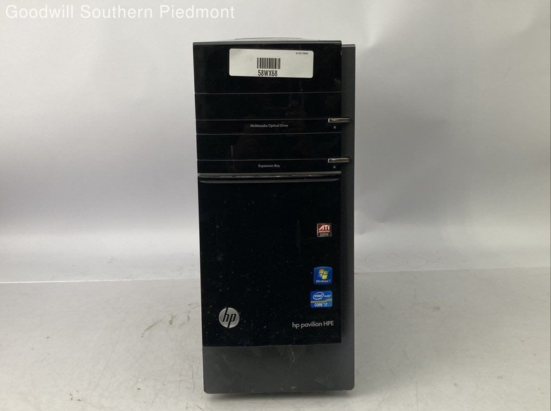 HP Pavilion h8-1117c Desktop PC Intel Core i7-2600 3.40GHz 16GB RAM No HDD