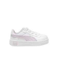 PUMA Carina Street Ac Lace Up Toddler Girls Pink, White Sneakers Casual Shoes 3