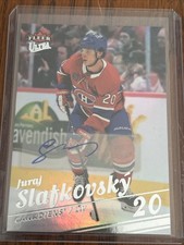 Juraj Slafkovsky   2025/26 Fleer Ultra Hockey Auto Rainbow SP