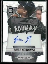 2014 Panini Prizm Auto Ehire Adrianza #EA Rookie Auto RC GIANTS