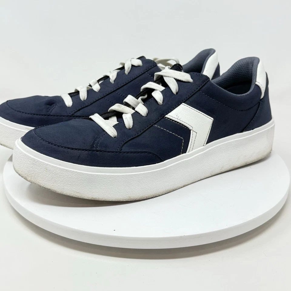 Dr. Scholls Shoes Womens Madison Lace Navy Sneakers Comfort Odor Anti microbial - Image 2 of 4