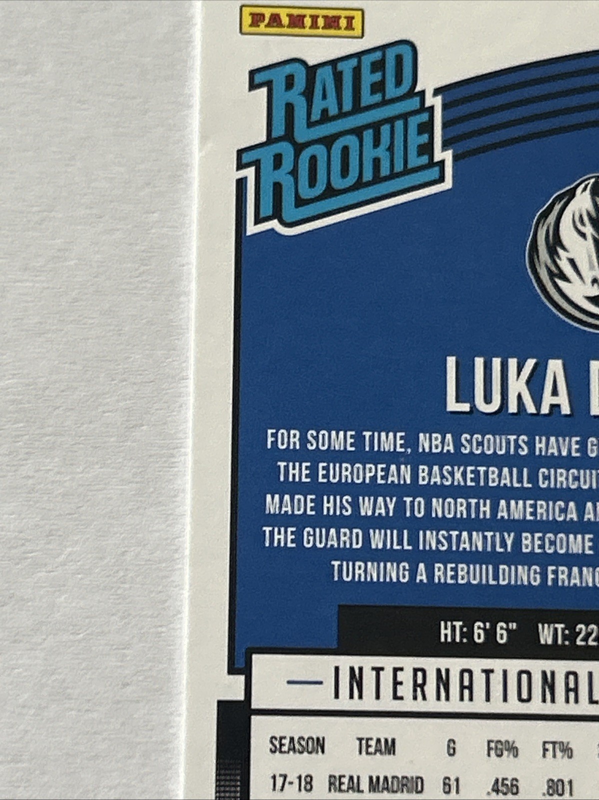 2018-19 Panini Donruss - Rated Rookies Luka Dončić #177 (RC) view 13