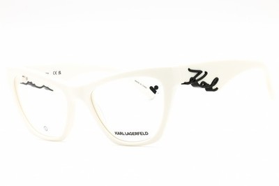 KARL LAGERFELD KL6171-105-54 Eyeglasses Frame Size 54mm 19mm 140mm WHITE Women 8