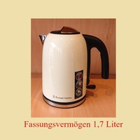 Russell Hobbs Wasserkocher Colours Plus+ Classic Cream 20415-70 - 1,7 L - Creme