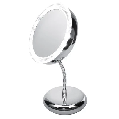 Make-up Spiegel mit Beleuchtung Kosmetik AAA Batterien 15cm LED Illumination - Bild 1 von 4