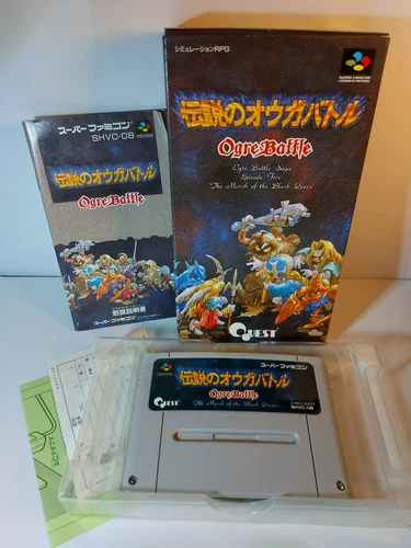 Ogre Battle: The March of the Black Queen Nintendo Super Famicom SFC Japan ver.