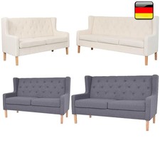  1/2/3-Sitzer Sofa Skandinavisch Stoff Couch Polstersofa Stoffsofa Loungesofa DE
