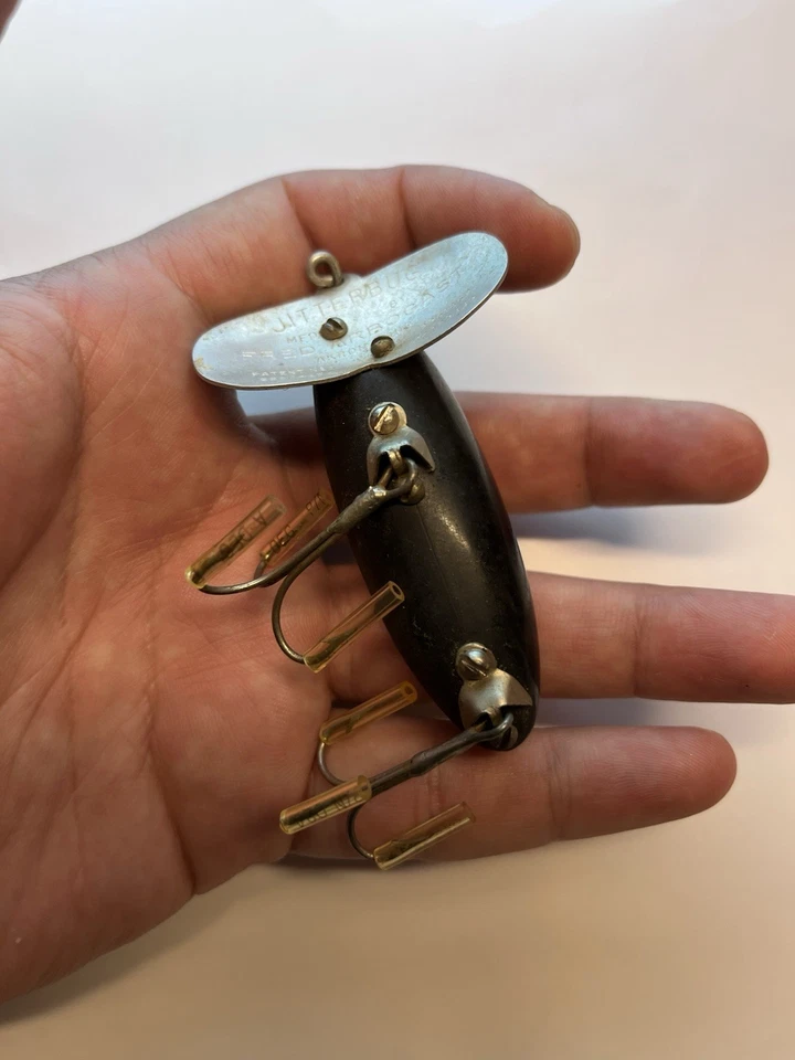 Señuelo de pesca vintage HEDDON Jitterbug excelente estado  Foto 4 de 4