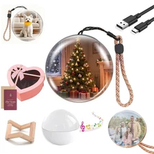 New 3D Ultrasound Video Orb Memory Sphere Lamp Video 2.7" USB Xmas Crystal Ball