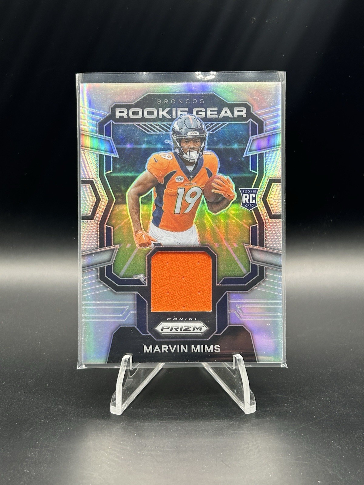 2023 Panini Prizm - Rookie Gear Marvin Mims #RG-MMS (MEM, RC)