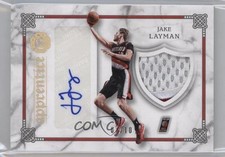 2016 Excalibur Apprentice Signatures Prime 7/10 Jake Layman #29 Auto Shield 9c6