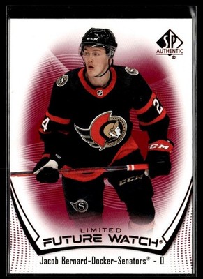 2021-22 SP Authentic Future Watch Acetate Jacob Bernard-Docker Ottawa Senators