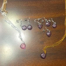 Hand Made Earrings And Necklaces 5-10$ Each. ...