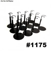 1 dozen KAISER #1175 BLACK STANDS Fit 6"-7" tall figr  ACTION FIGURES  Slim Body