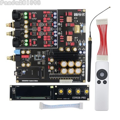 Dual ES9038PRO Decoder Board DAC For DSD Decode Lossless Fiber Coaxial Decoder