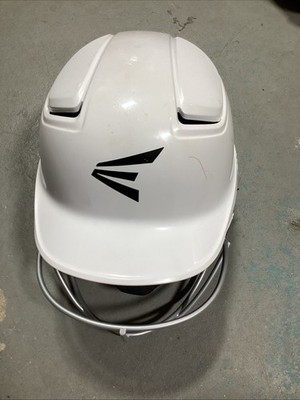 Easton Screamin ''E'' white batting helmet 6 1/4 - 6 7/8 with metal guard