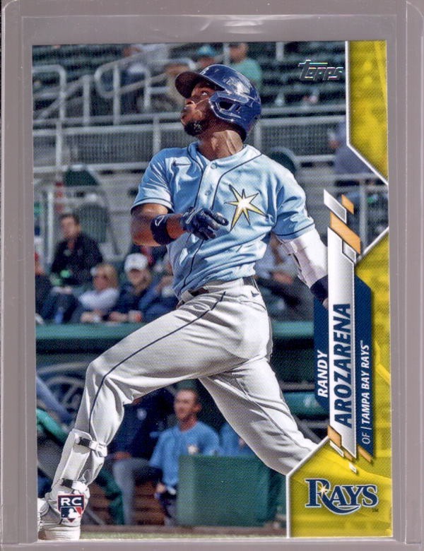 RANDY AROZARENA 2020 Topps Update #U-208 Yellow Parallel Rookie RC