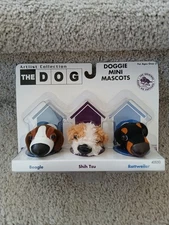 Artlist Collection The DOG 2003 Mini Mascot Plush Vintage 3 Doggie Set RARE NIP
