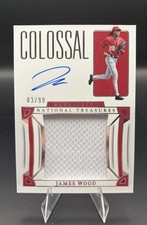2023 Panini National Treasures Colossal Material Signatures /99 James Wood Auto