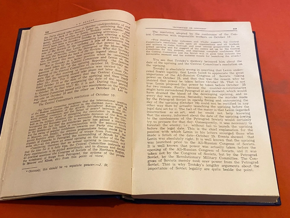 SELECTED WORKS 1959 J. STALIN VINTAGE ALBANIAN BOOK ENGLISH - Image 4 of 4