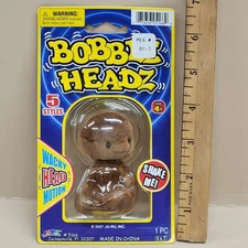 Monkey  Flocked Bobble Headz Bobblehead Ja-Ru Toys RARE 2007 New Sealed