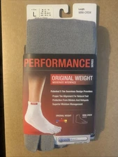 INJINJI PERFORMANCE MINI-CREW TOE SOCKS (Original Weight - Coolmax - Large)