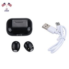 Black Mini Earbuds Invisible Sleep Headphone Bluetooth 5.2 Earphones Wireless ss