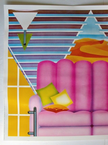 Vintage 1984 Art Poster Print Art Deco Decor Allan Butler Verkerke Netherlands - 第 2/6 張圖片