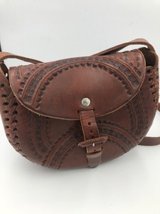 hand tooled leather bolsa