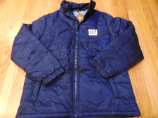 HARRITON NFL NEW YORK GIANTS LIGHT WEIGHT PUFFER ZIP UP JACKET SIZE S