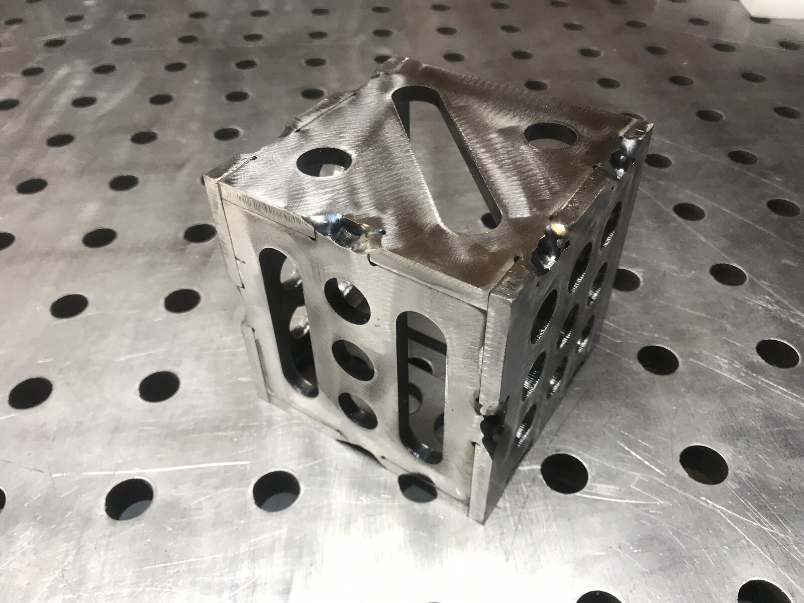 Weld True PRO 100x100 CUBE Modular Square Fixture Welding Table eBay