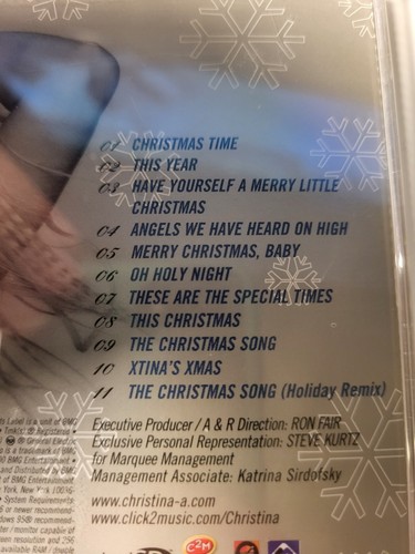 Christina Aguilera My Kind Of Christmas CD 2006 Christmas Music - Imagen 4 de 5
