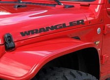 2x Compatible W Wrangler Hood Decals Stickers Black 23x2 Rubicon Tj Jk Cj Yj 2x Compatible W Wrangler Hood Decals Stickers Black 23x2 Rubicon Tj Jk Cj Yj