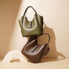 Hot 2025 Spring Genuine Leather Handbags Women Fashion Crossbody Bag Satchel
